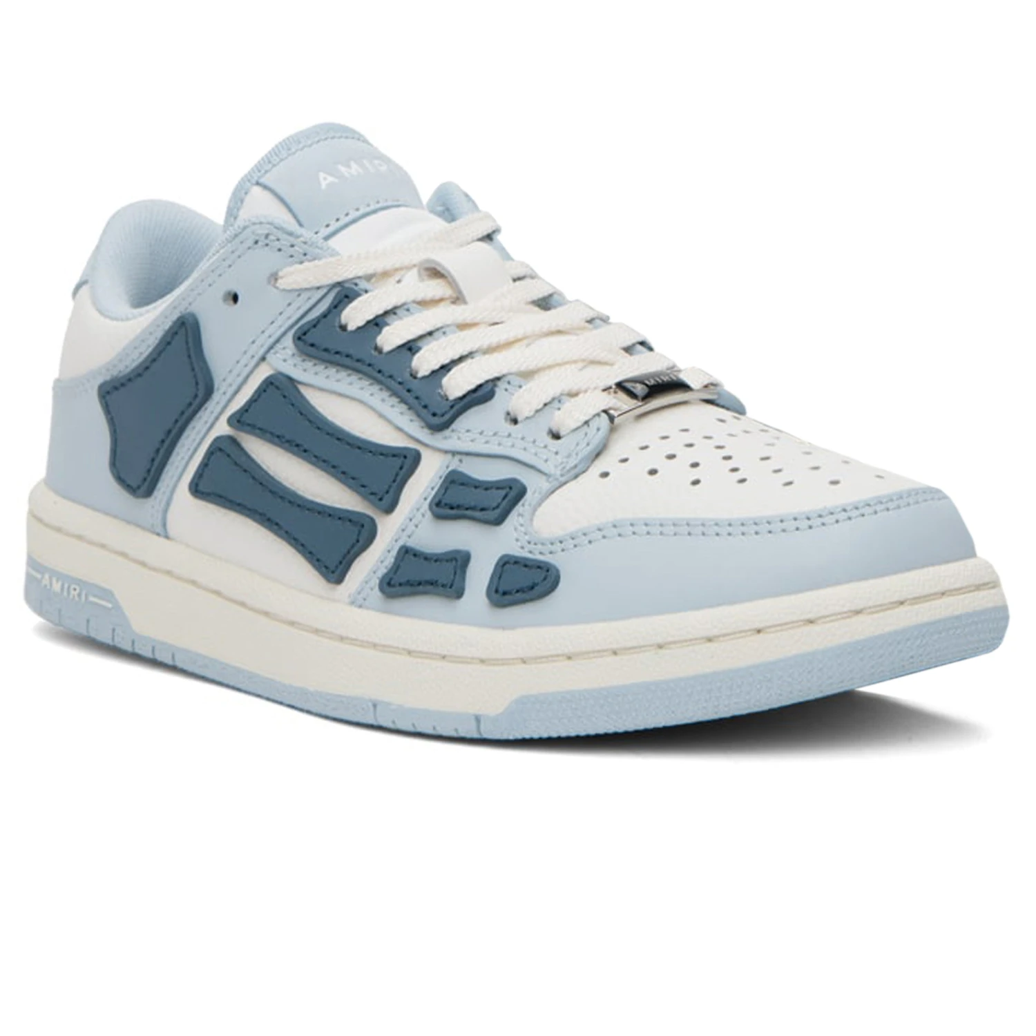Amiri Skeleton Low Top Baby Blue White Sneaker 2 Amiri Skeleton Low Top Baby Blue White Sneaker - Image 2