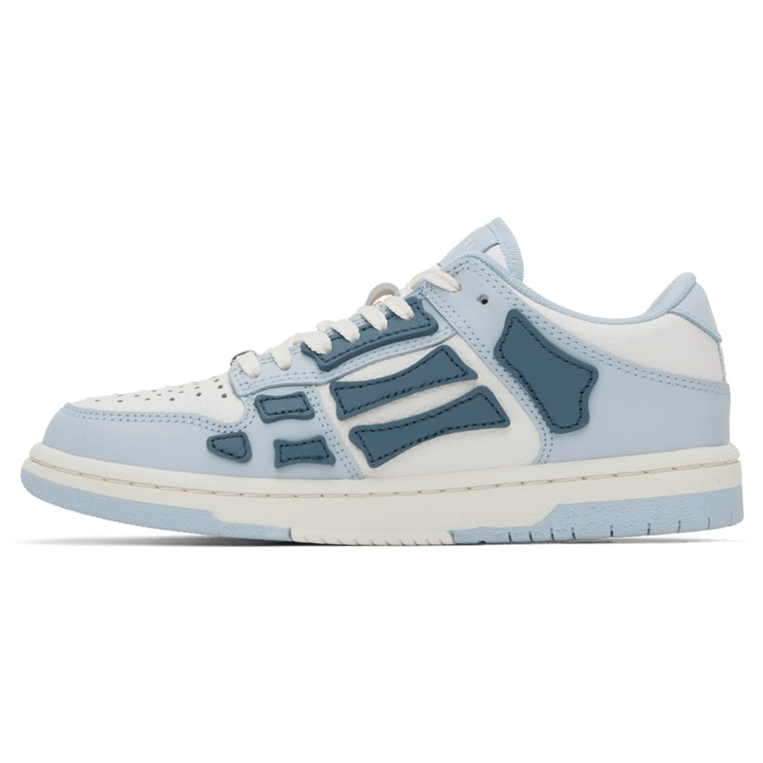 Amiri Skeleton Low Top Baby Blue White Sneaker 5 Amiri Skeleton Low Top Baby Blue White Sneaker - Image 5