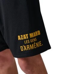 Azat Mard Les Gens Mesh Shorts Black -Creps Lockers azat mard les gens mesh shorts black 3
