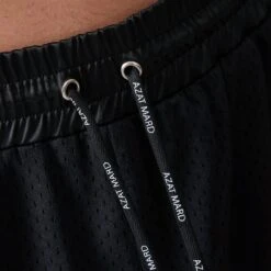 Azat Mard Les Gens Mesh Shorts Black -Creps Lockers azat mard les gens mesh shorts black 6