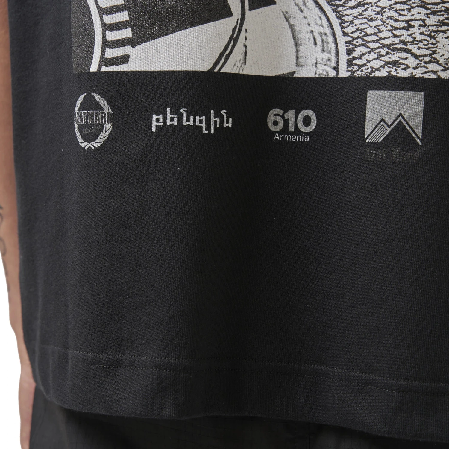 Azat Mard Yerevan Racing T Shirt Black 8 Azat Mard Yerevan Racing T Shirt Black - Image 8