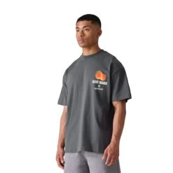 Azat Mard X Ararat Brandy Limited Edition T Shirt Charcoal 10 Azat Mard X Ararat Brandy Limited Edition T Shirt Charcoal -Creps Lockers azatmardxararatbrandylimitededitiontshirtcharcoalss23048modelside