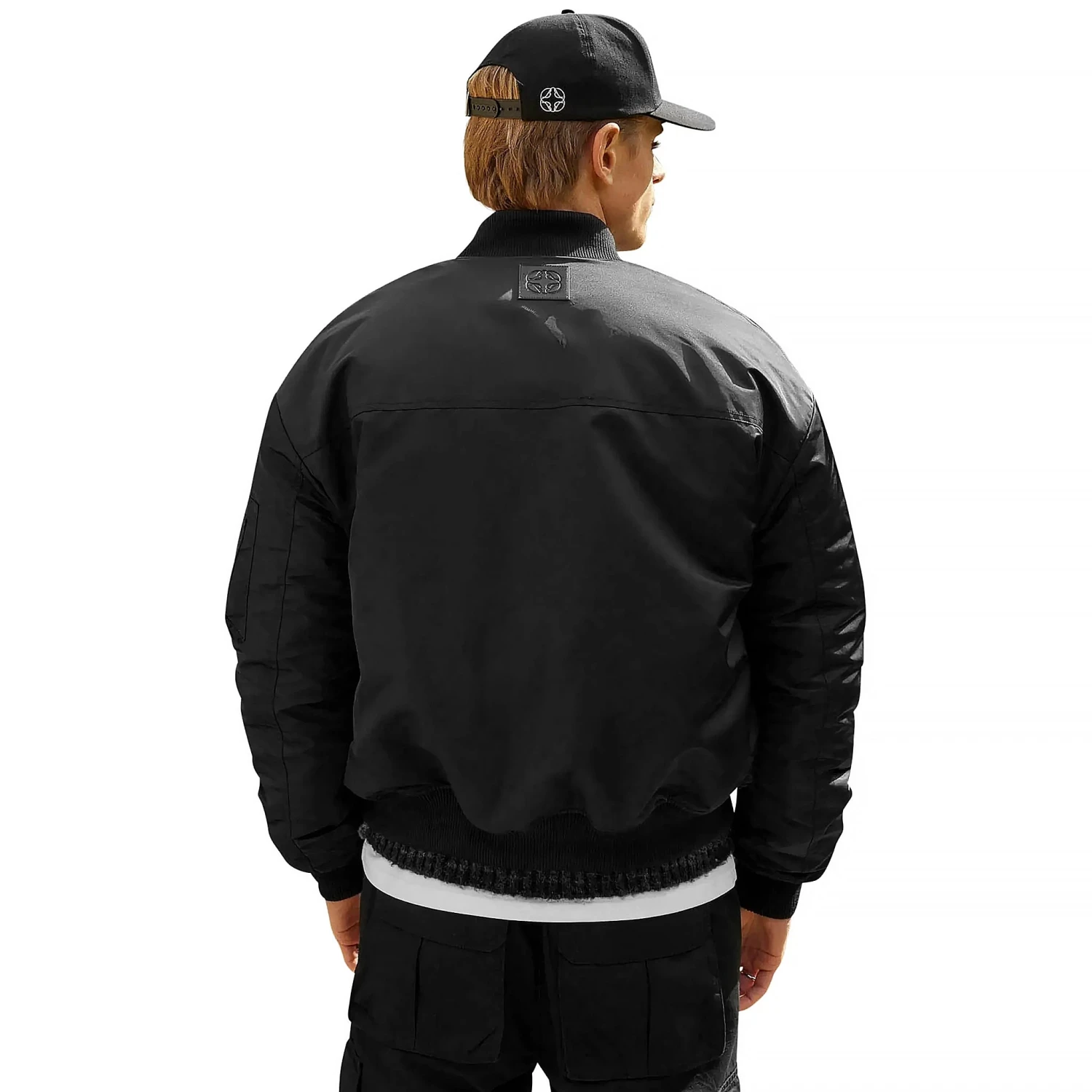 Belier Black Bomber Jacket 2 Belier Black Bomber Jacket - Image 2