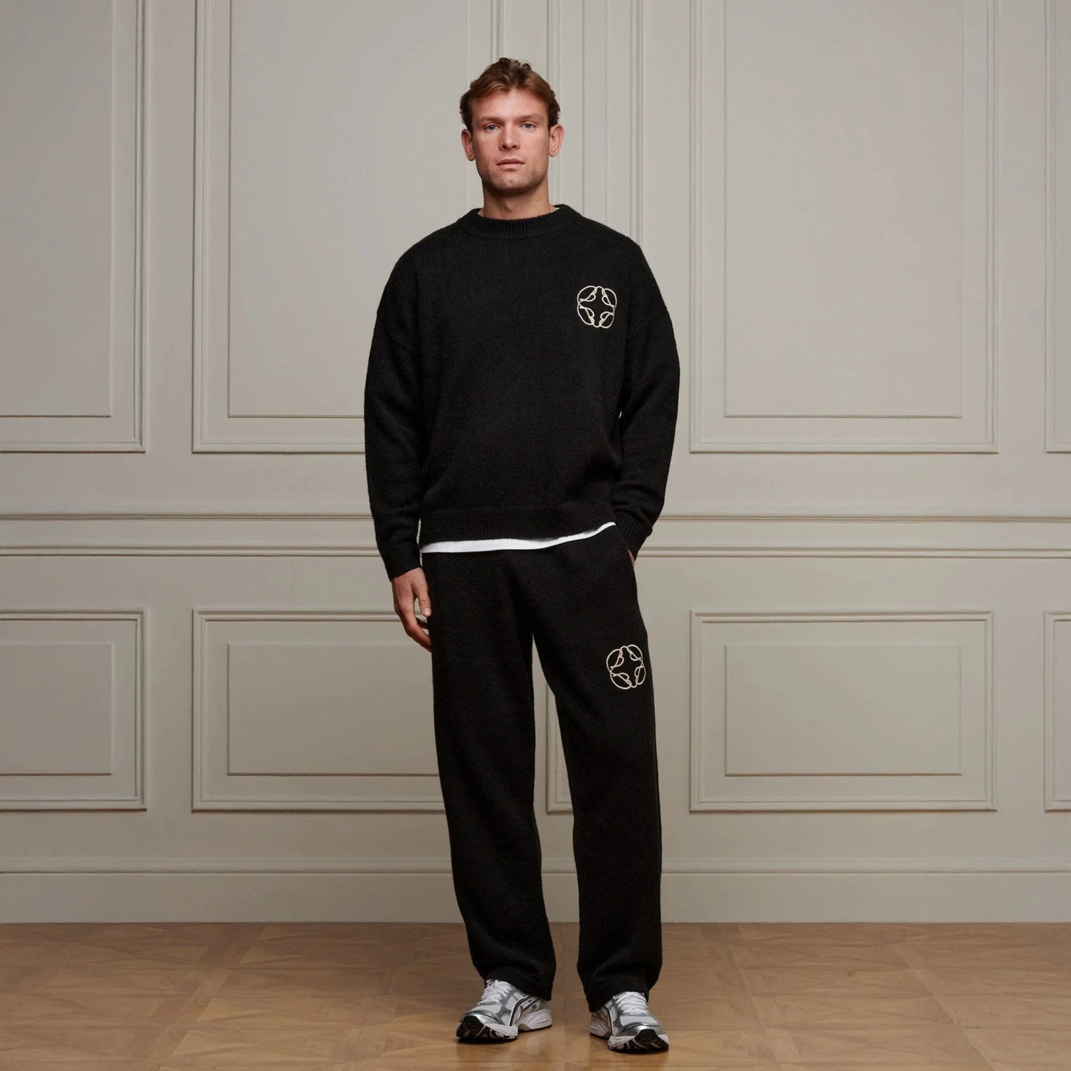 Belier Black Mohair Knit Sweatpants 3 Belier Black Mohair Knit Sweatpants - Image 3