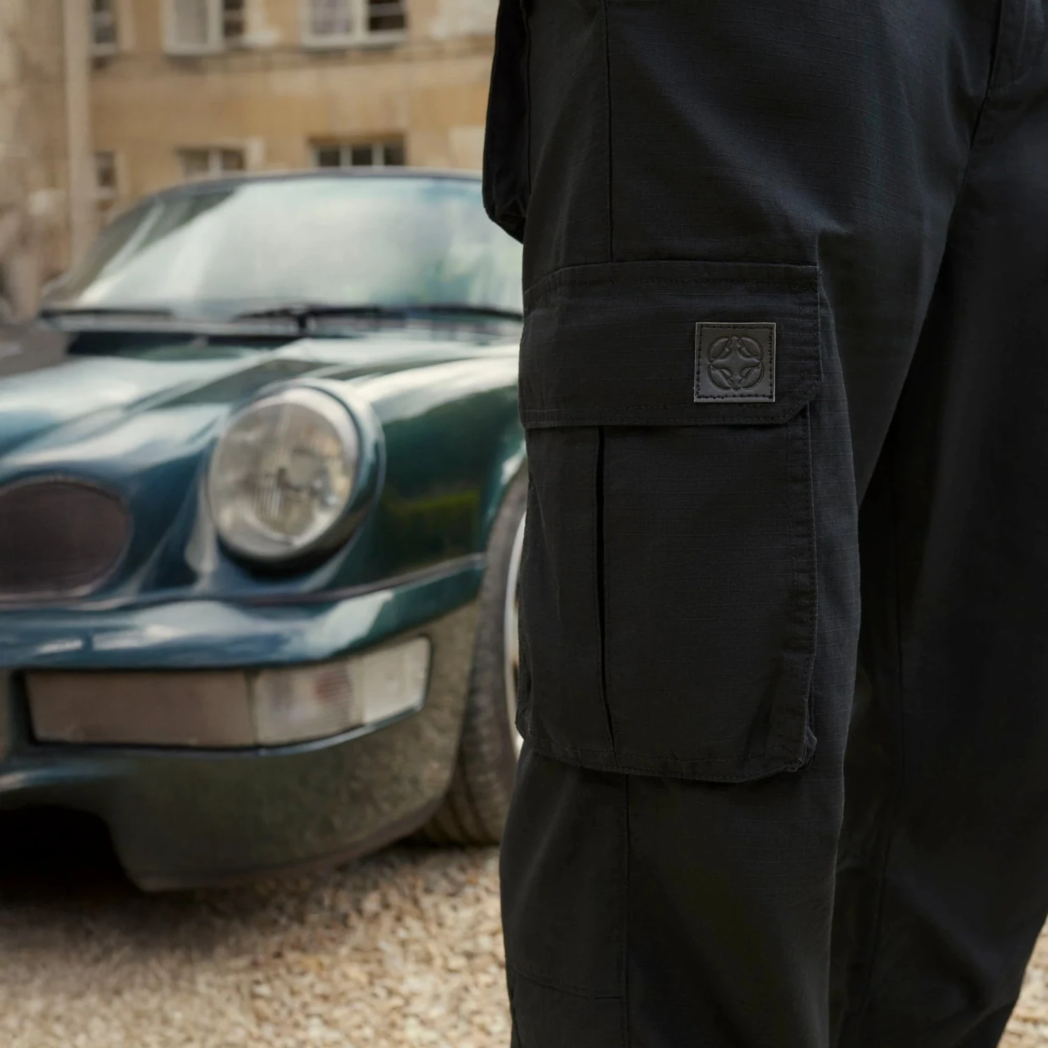 Belier Black Ripstop Cargo Pants 4 Belier Black Ripstop Cargo Pants - Image 4