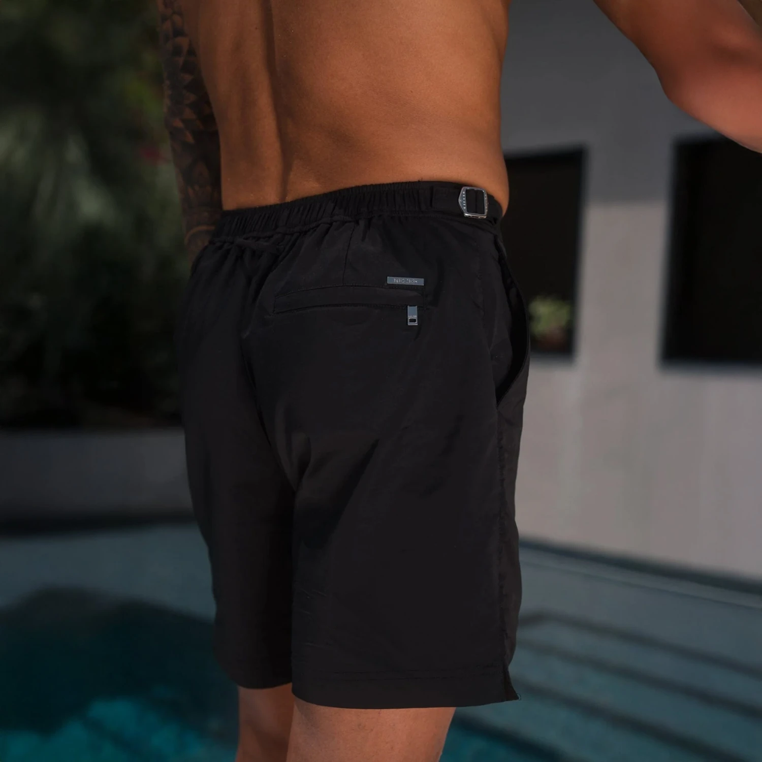 Belier Black Swim Shorts 2 Belier Black Swim Shorts - Image 2