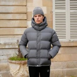 Belier Charcoal Puffer Jacket