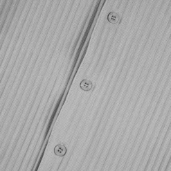 Belier Pleated Light Grey Resort Shirt & Shorts -Creps Lockers belier pleated short sleeve black resort shirt bm 073 detail 20208ace 09a1 468b b377 ae0d63e2b640