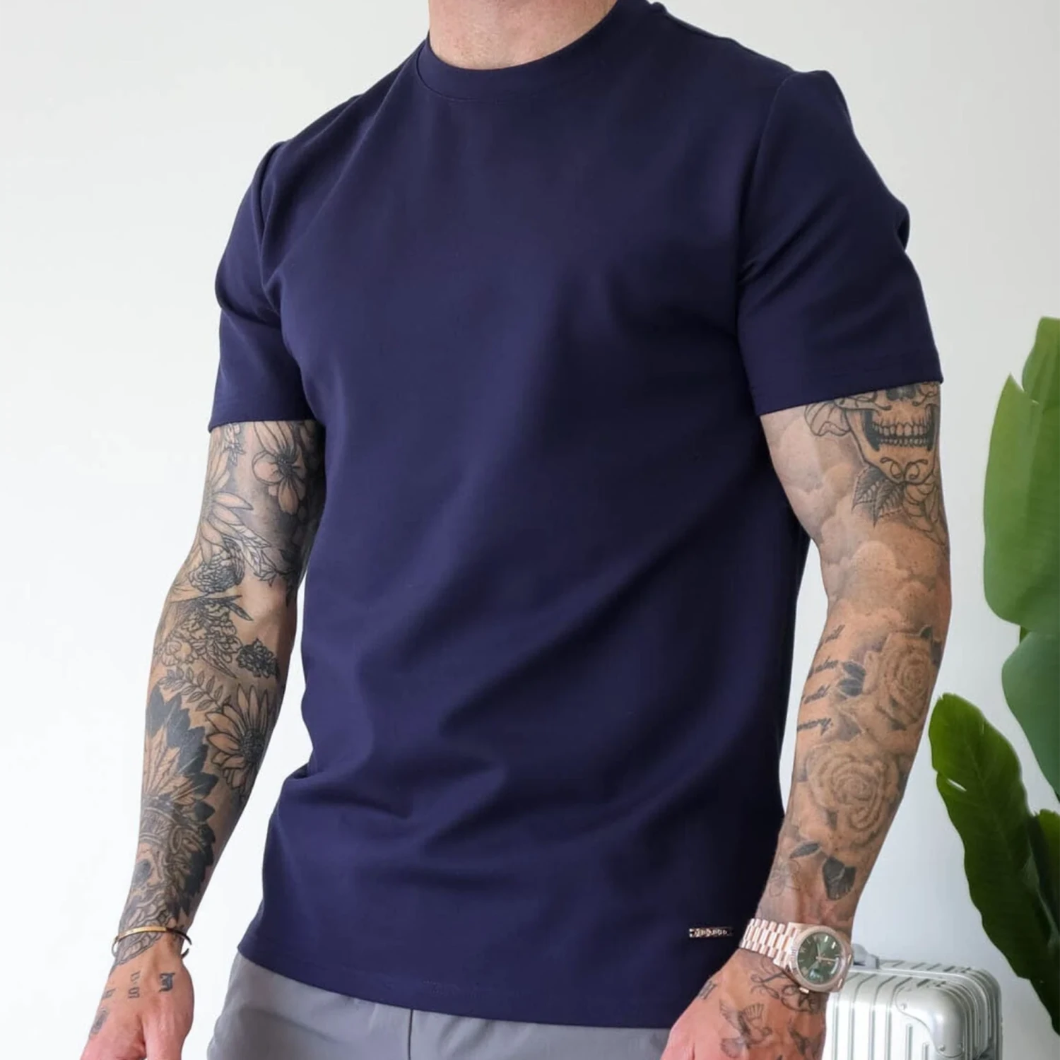 Belier Premium Navy T Shirt 3 Belier Premium Navy T Shirt - Image 3
