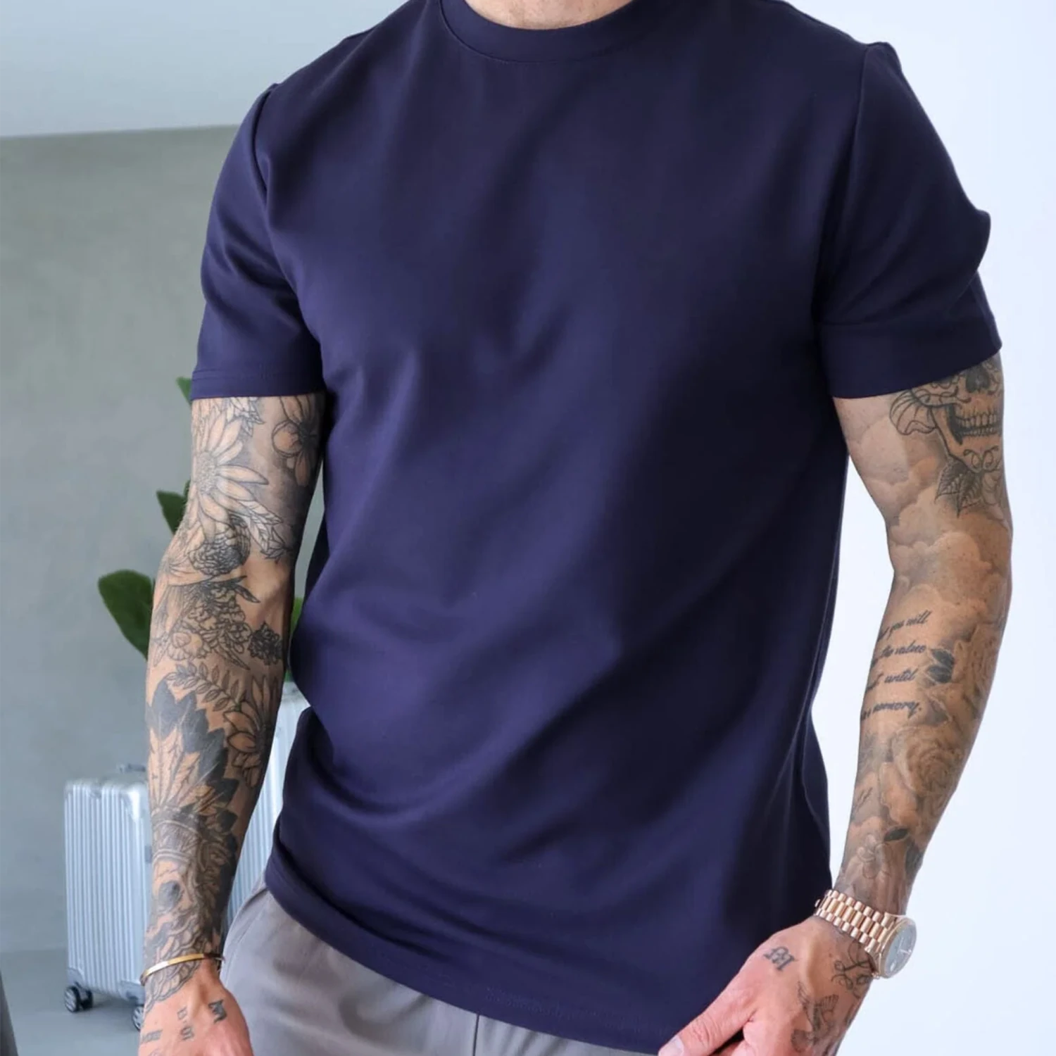 Belier Premium Navy T Shirt 1 Belier Premium Navy T Shirt