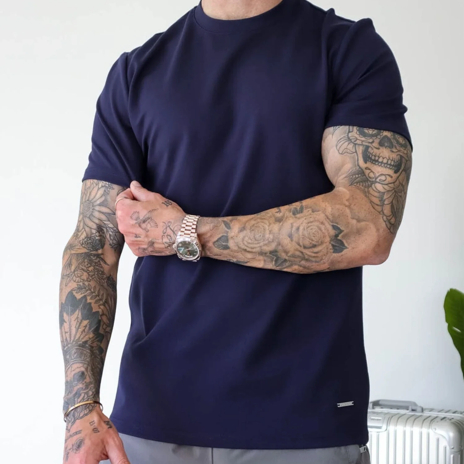 Belier Premium Navy T Shirt 2 Belier Premium Navy T Shirt - Image 2