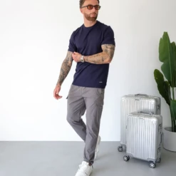 Belier Premium Navy T Shirt 7 Belier Premium Navy T Shirt -Creps Lockers belier premium navy t shirt full model