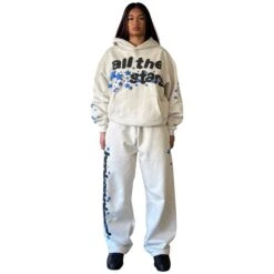 Broken Planet All The Stars Ivory White Hoodie -Creps Lockers broken planet all the stars ivory white hoodie bp jan25 hd i white model front female