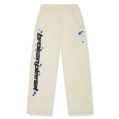 Broken Planet All The Stars Straight Leg Ivory White Sweatpants