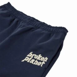 Broken Planet Basics Straight Leg Outer Space Blue Sweatpants -Creps Lockers broken planet basics straight leg outer space blue sweatpants logo