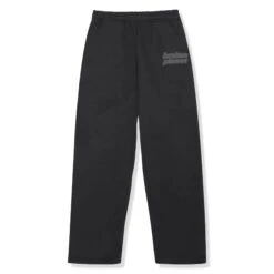 Broken Planet Basics Straight Leg Washed Midnight Black Sweatpants