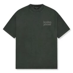 Broken Planet Basics Washed Soot Black T Shirt