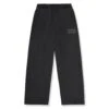 Broken Planet Basics Wide Leg Washed Midnight Black Sweatpants