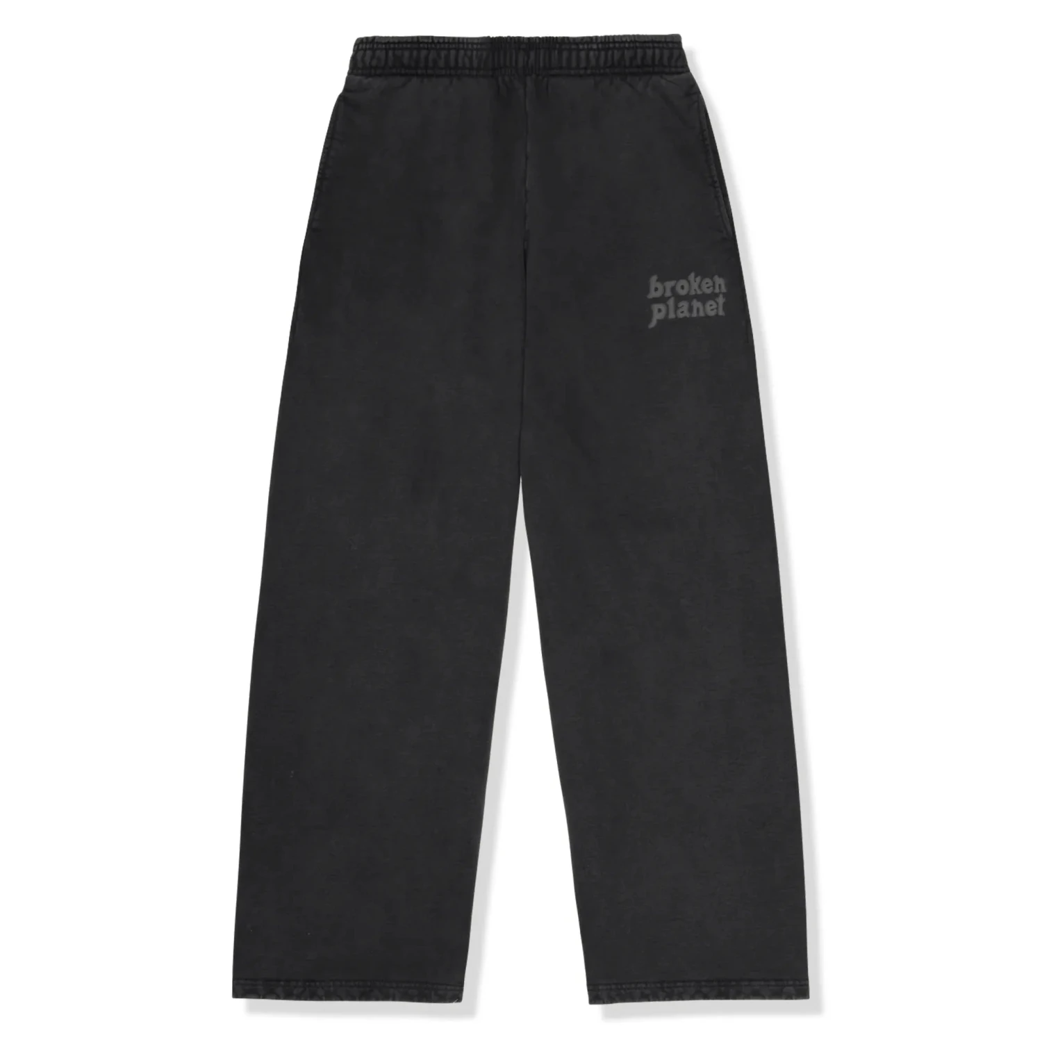 Broken Planet Basics Wide Leg Washed Midnight Black Sweatpants 1 Broken Planet Basics Wide Leg Washed Midnight Black Sweatpants