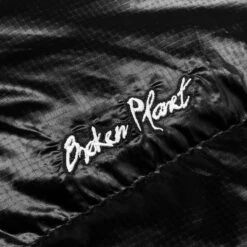 Broken Planet Black Puffer Jacket -Creps Lockers broken planet black puffer jacket detail