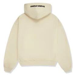 Broken Planet Outer Space Bone White Zip-Up Hoodie -Creps Lockers broken planet bone white zip up hoodie back