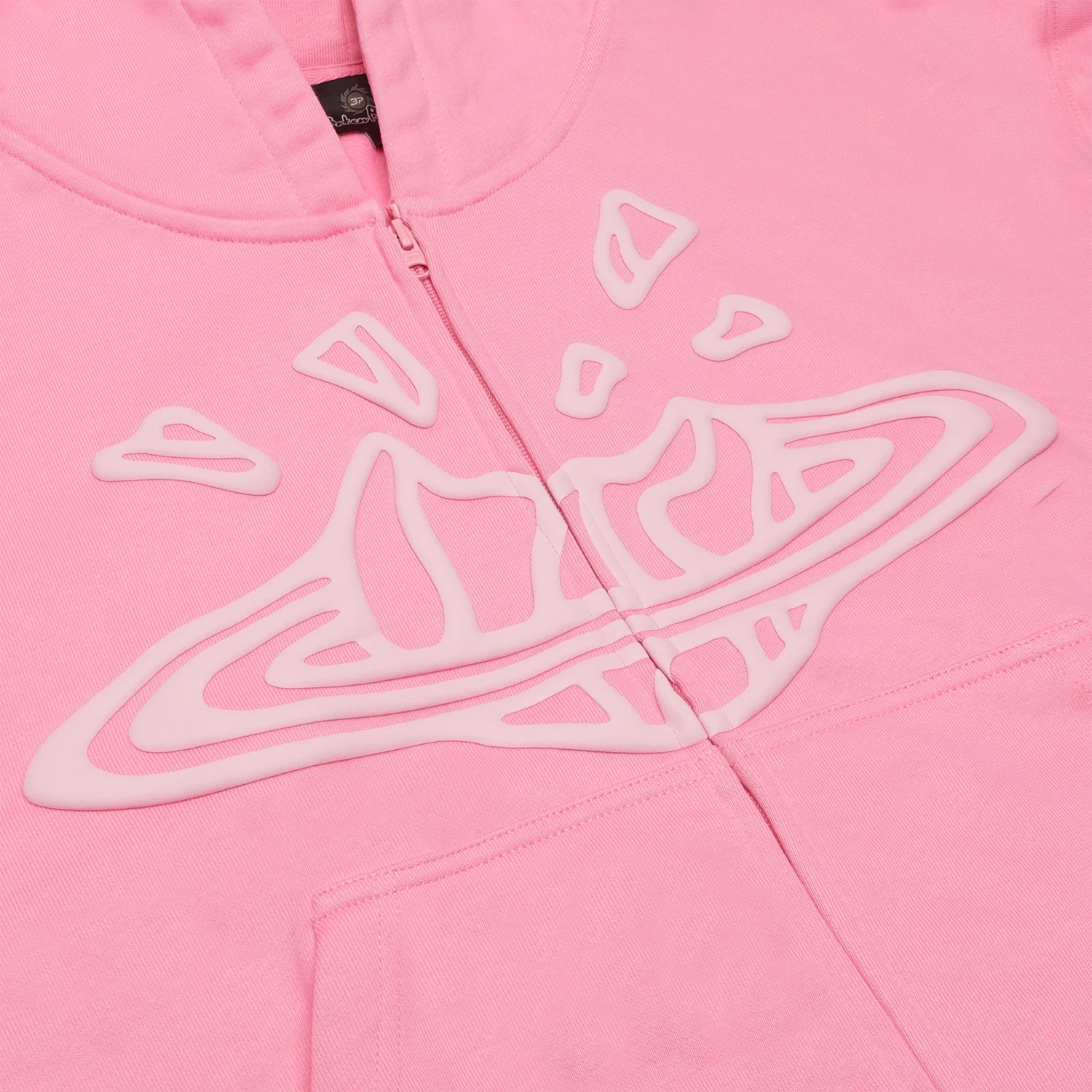 Broken Planet Candy Pink Zip-Up Hoodie 4 Broken Planet Candy Pink Zip-Up Hoodie - Image 4