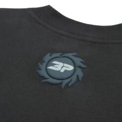 Broken Planet Falling Stars Soot Black T Shirt -Creps Lockers broken planet falling stars soot black t shirt detail 2