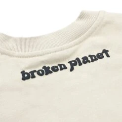 Broken Planet Find Your Balance Bone White Crewneck 9 Broken Planet Find Your Balance Bone White Crewneck -Creps Lockers broken planet find your balance bone white crewneck bp fyb cn b white back neck