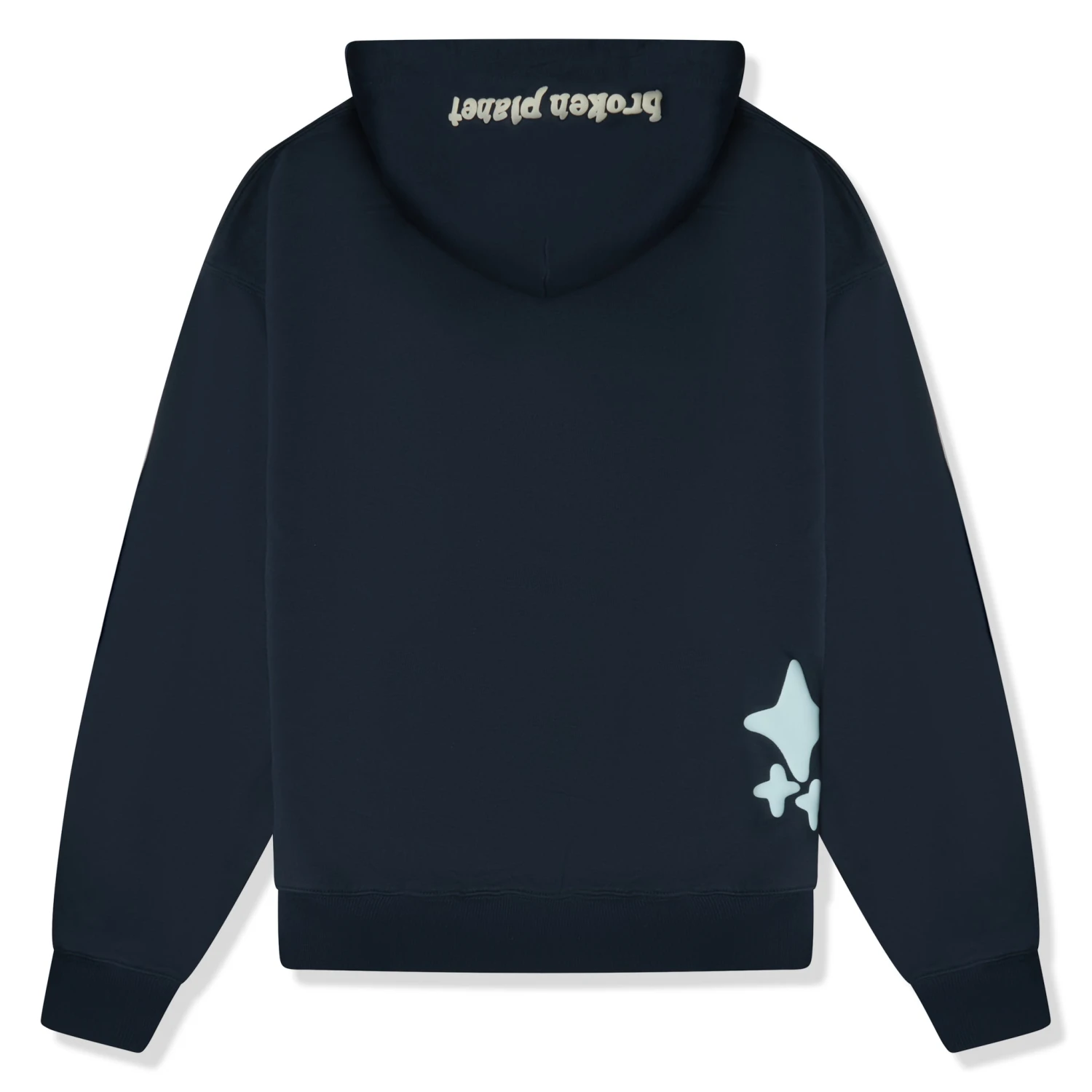 Broken Planet Into The Abyss Outer Space Blue Hoodie 2 Broken Planet Into The Abyss Outer Space Blue Hoodie - Image 2