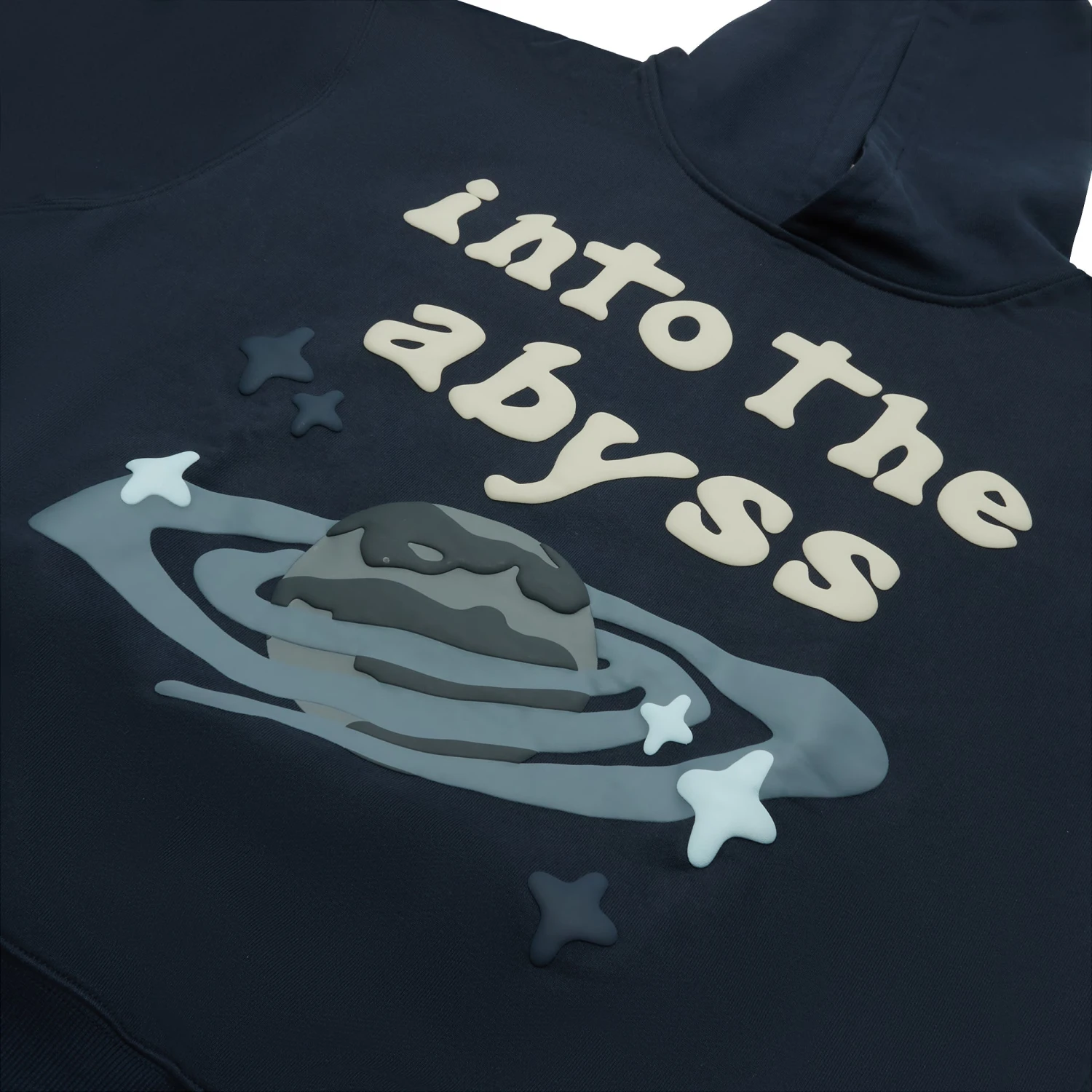 Broken Planet Into The Abyss Outer Space Blue Hoodie 3 Broken Planet Into The Abyss Outer Space Blue Hoodie - Image 3