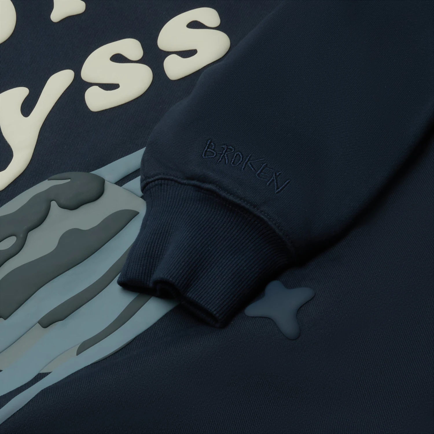 Broken Planet Into The Abyss Outer Space Blue Hoodie 4 Broken Planet Into The Abyss Outer Space Blue Hoodie - Image 4