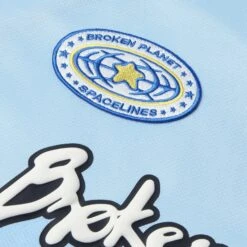 Broken Planet Light Blue Football Jersey -Creps Lockers broken planet light blue football jersey detail e2afd4b2 e852 40d8 aa75 f6d0a336b113