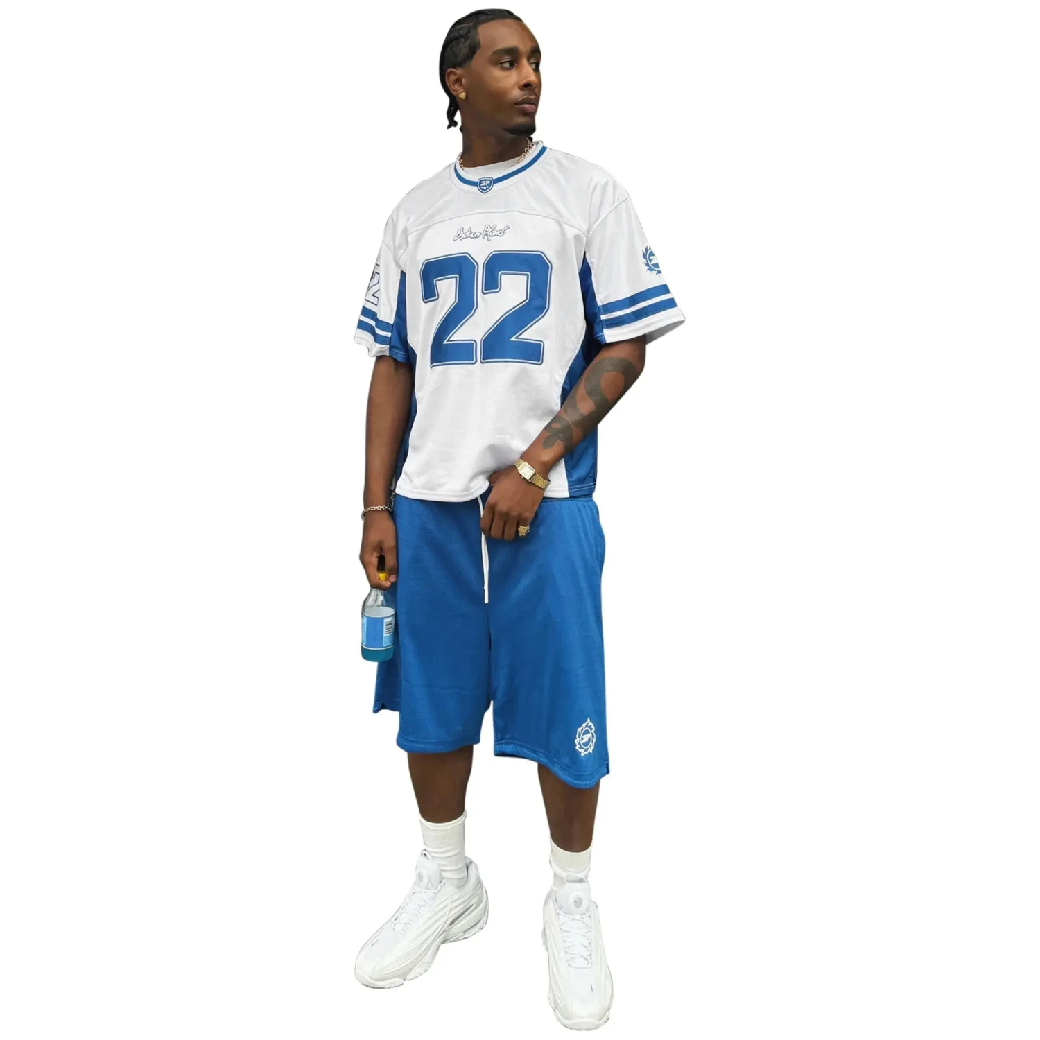 Broken Planet Mesh Blue Shorts 2 Broken Planet Mesh Blue Shorts - Image 2