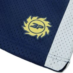 Broken Planet Mesh White Blue Shorts 13 Broken Planet Mesh White Blue Shorts -Creps Lockers broken planet mesh white blue shorts detail