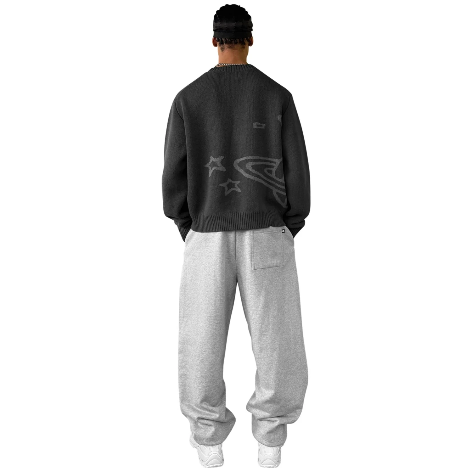 Broken Planet Midnight Black Planet Knit Sweatshirt 2 Broken Planet Midnight Black Planet Knit Sweatshirt - Image 2