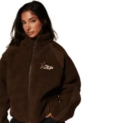 Broken Planet Mocha Polar Fleece -Creps Lockers broken planet mocha polar fleece bp pl fl m brown model