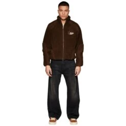 Broken Planet Mocha Polar Fleece -Creps Lockers broken planet mocha polar fleece bp pl fl m brown model full