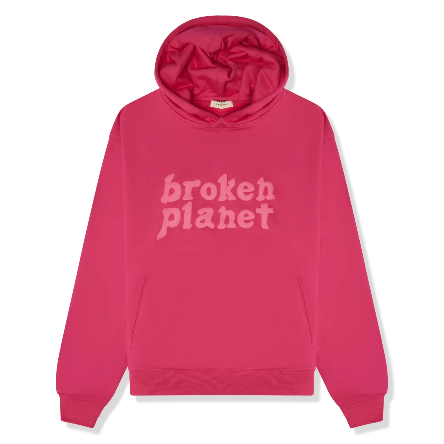 Broken Planet Monochrome Fuchsia Pink Hoodie 1 Broken Planet Monochrome Fuchsia Pink Hoodie