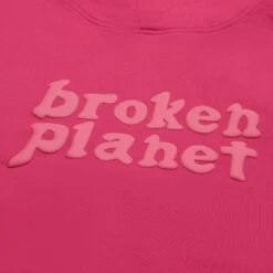 Broken Planet Monochrome Fuchsia Pink Hoodie 7 Broken Planet Monochrome Fuchsia Pink Hoodie -Creps Lockers broken planet monochrome fuchsia pink hoodiefront logo