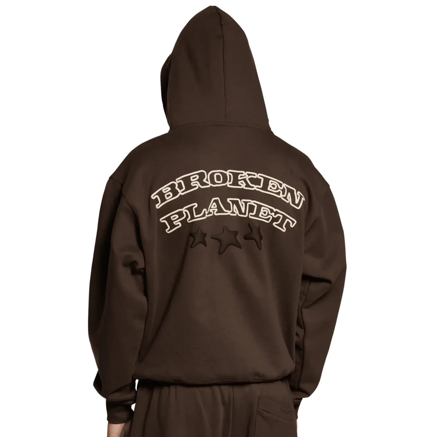 Broken Planet Out Of Service Mocha Brown Hoodie 2 Broken Planet Out Of Service Mocha Brown Hoodie - Image 2