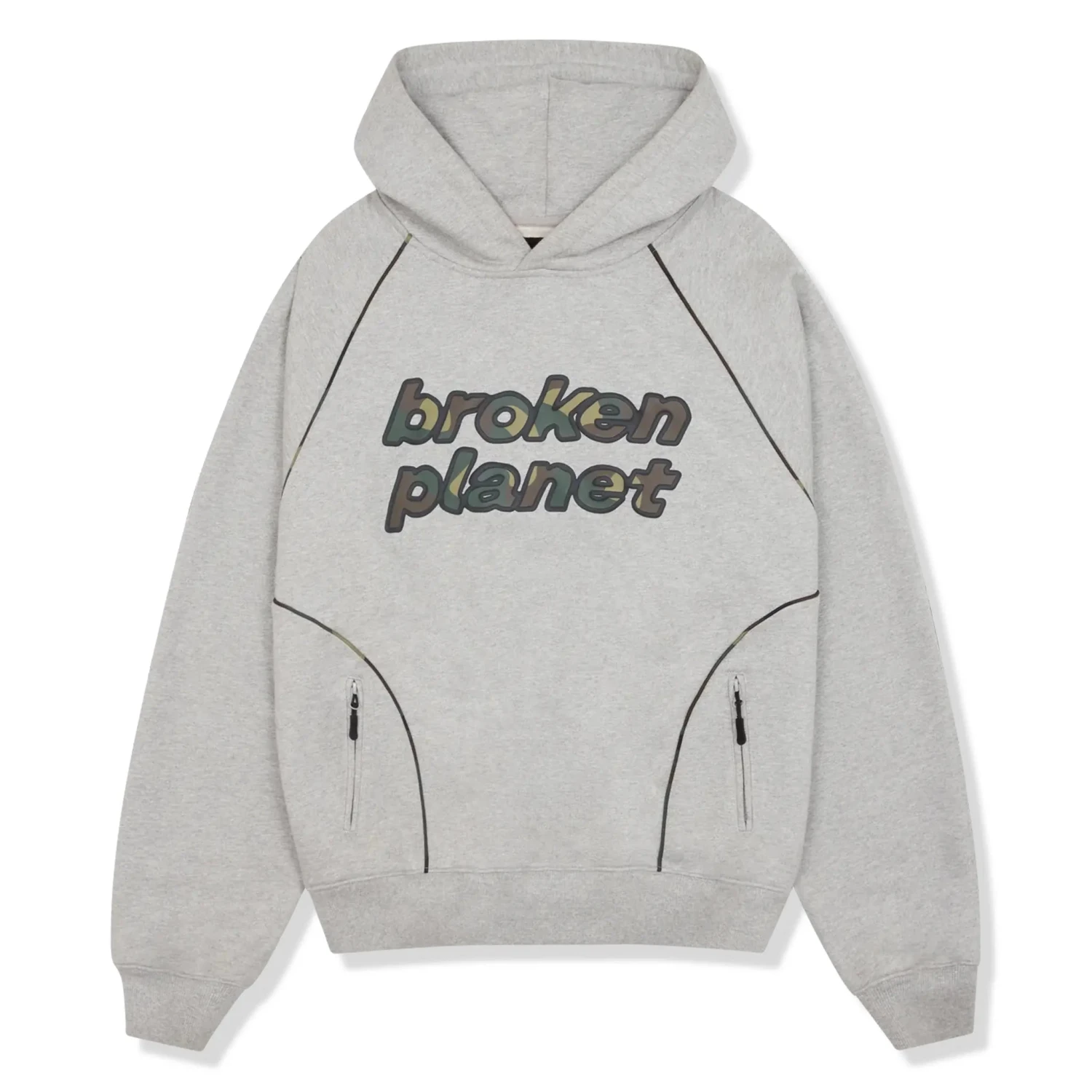 Broken Planet Performance Heather Grey Hoodie 1 Broken Planet Performance Heather Grey Hoodie