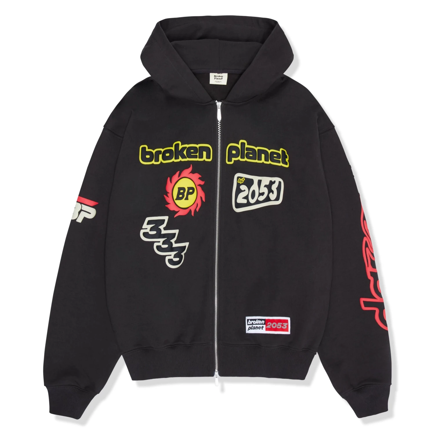 Broken Planet Performance Zip-Up Soot Black Hoodie 1 Broken Planet Performance Zip-Up Soot Black Hoodie