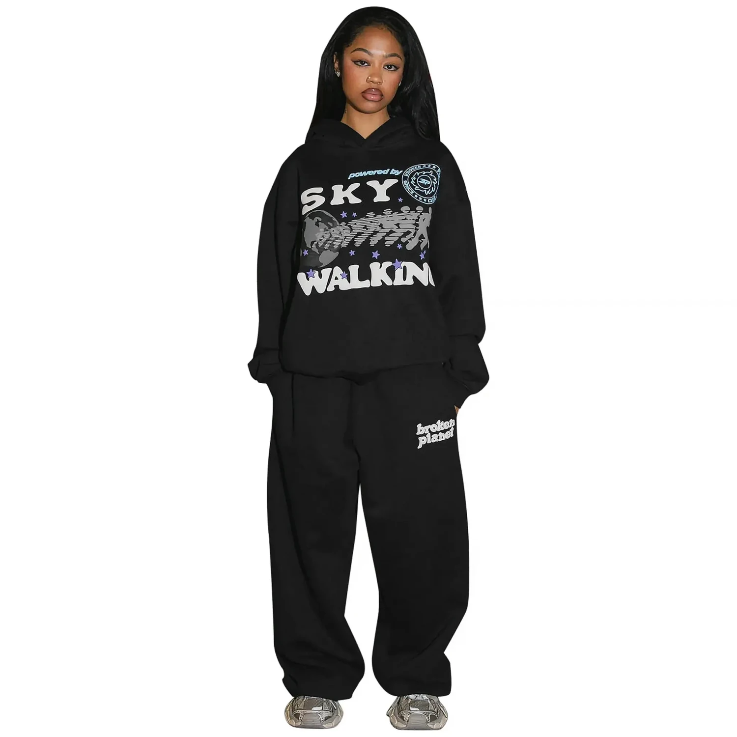 Broken Planet Sky Walking Midnight Black Hoodie 4 Broken Planet Sky Walking Midnight Black Hoodie - Image 4