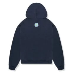 Broken Planet Space Club Outerspace Blue Hoodie -Creps Lockers broken planet space club outerspace blue hoodie back