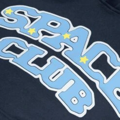 Broken Planet Space Club Outerspace Blue Hoodie -Creps Lockers broken planet space club outerspace blue hoodie front logo