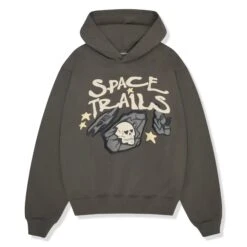 Broken Planet Space Trails Beluga Grey Hoodie