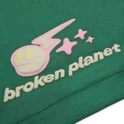 Broken Planet Speed Of Light Hoodie Malachite Green -Creps Lockers broken planet speed of light hoodie malachite green bp sol hd m green back