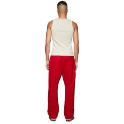 Broken Planet Straight Leg Ruby Red Sweatpants 8 Broken Planet Straight Leg Ruby Red Sweatpants -Creps Lockers broken planet straight leg sweatpants ruby red model back