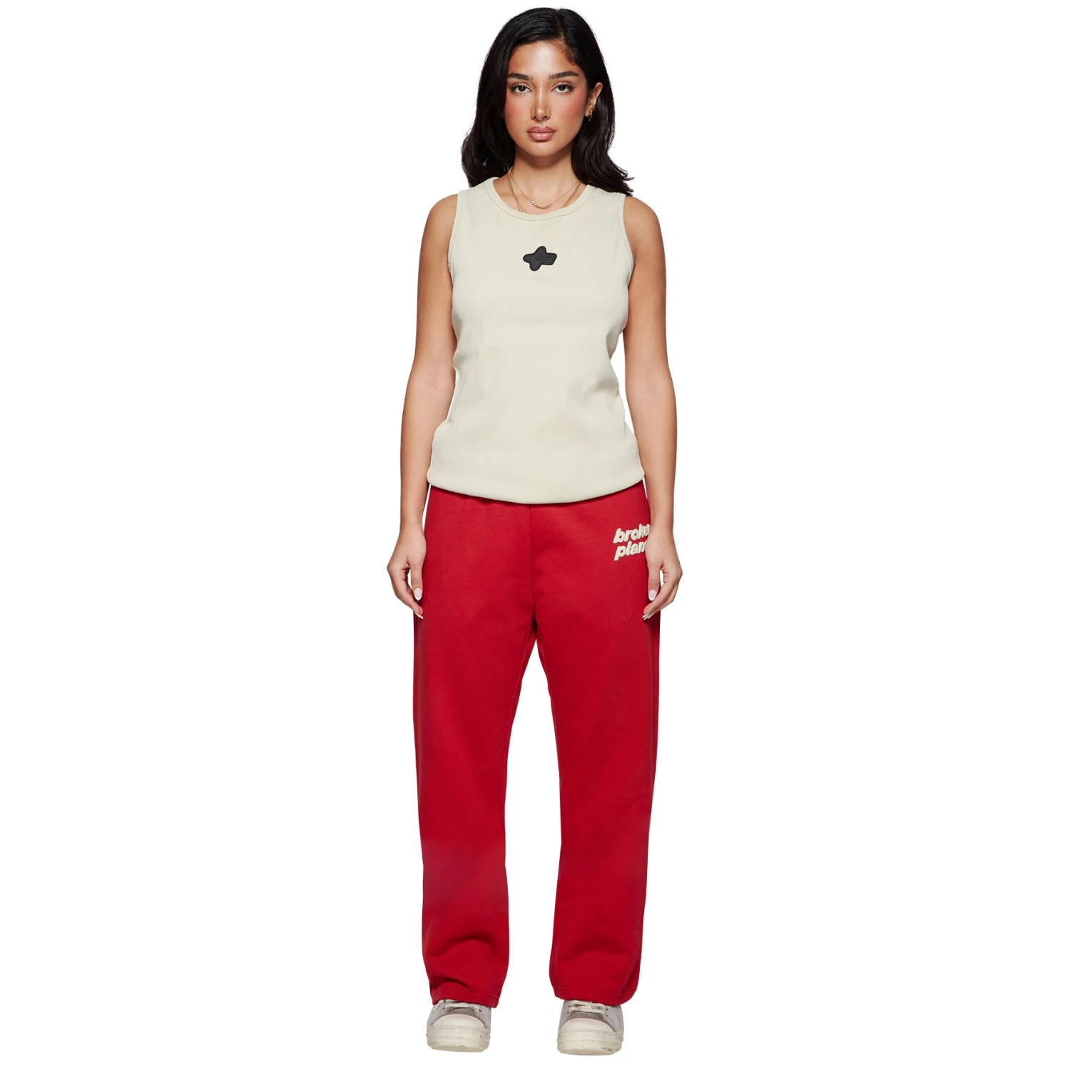 Broken Planet Straight Leg Ruby Red Sweatpants 3 Broken Planet Straight Leg Ruby Red Sweatpants - Image 3