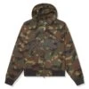 Broken Planet Zip-Up Camo Green Hoodie